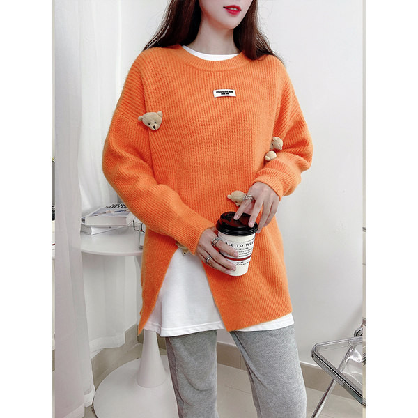 Naiste 3D-elemendiga kampsun rasedatele naistele