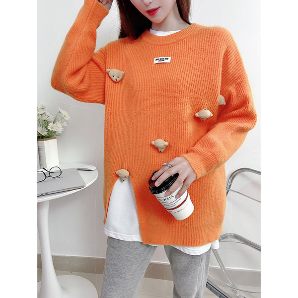 Naiste 3D-elemendiga kampsun rasedatele naistele