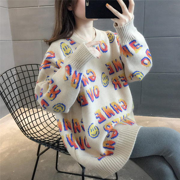 Γυναικείο πουλόβερ για εγκύους με επιγραφές