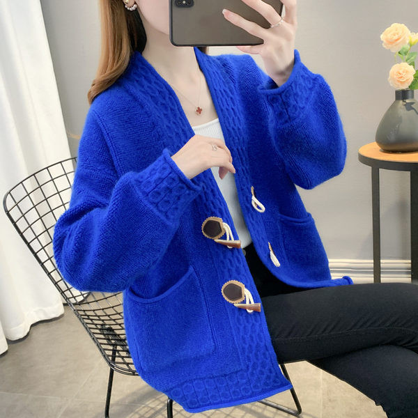 Γυναικεία ζακέτα εγκυμοσύνης με μακριά μανίκια με κουμπιά