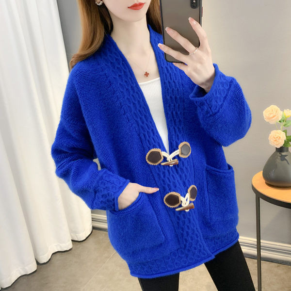 Γυναικεία ζακέτα εγκυμοσύνης με μακριά μανίκια με κουμπιά