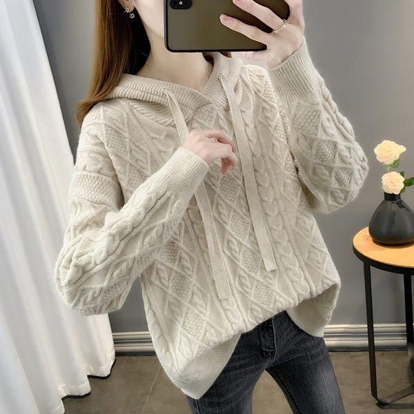 Γυναικείο πλεκτό κουκούλα εγκυμοσύνης