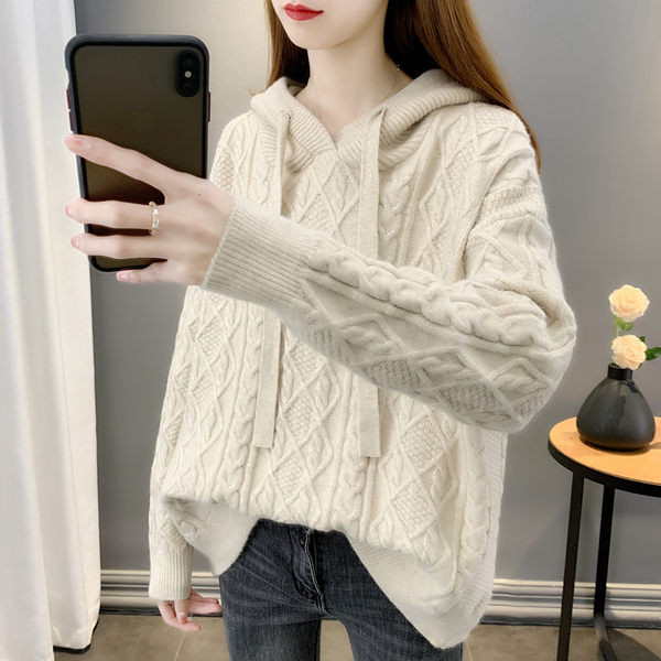 Γυναικείο πλεκτό κουκούλα εγκυμοσύνης