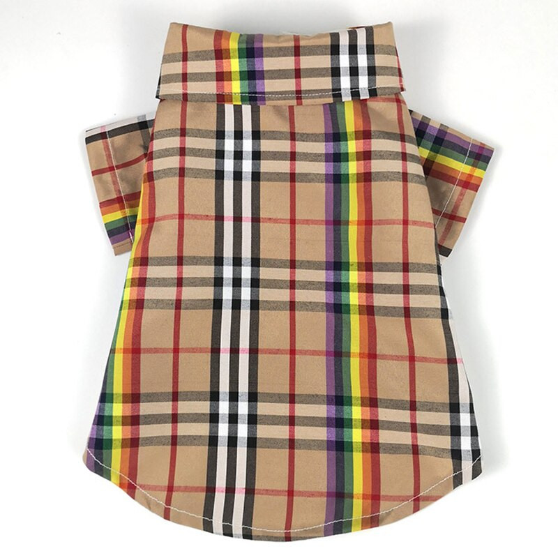 Pavasario ir vasaros languotų juostelių marškinėliai šunų drabužiai mažiems šunims Madingi prancūzų buldogai Jorko naminių kačių marškinėliai Vidutinio dydžio šuniukų dizaineris