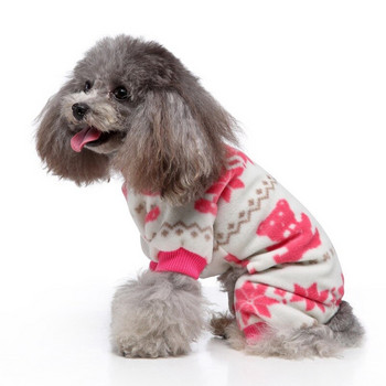 Пижами за кучета Зимни дрехи за кучета Топли гащеризони Палто за малки кучета Кученце Куче Котка Чихуахуа Померан Нощна риза Панталони
