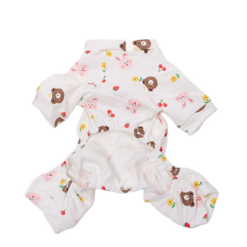 Overal pre psov, pyžamo s kresleným dizajnom, mäkká tepláková súprava, mačka, šteniatko, nohavice, tričko, 5 veľkostí