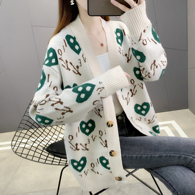 Naiste vabaaja V-kaelusega kardigan rasedatele