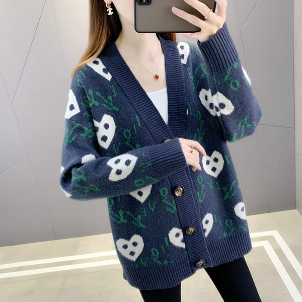 Naiste vabaaja V-kaelusega kardigan rasedatele