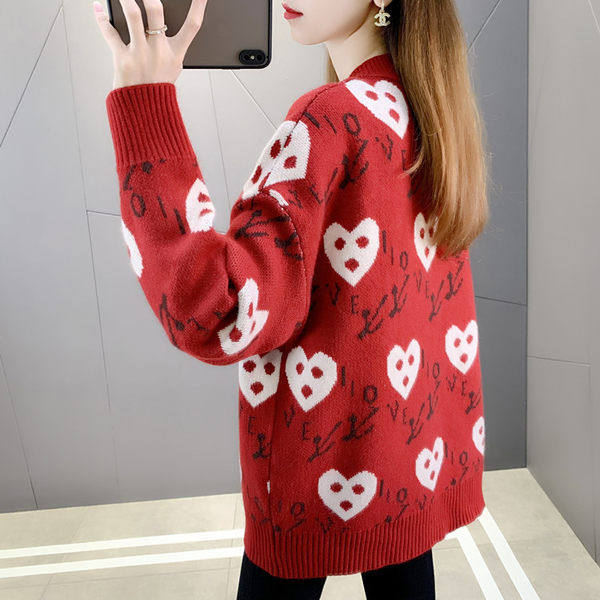 Naiste vabaaja V-kaelusega kardigan rasedatele