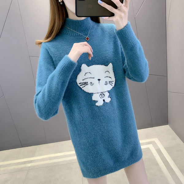 Uut mudelit naiste polokraega talvekampsun rasedatele