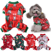 Jõulud lemmikloomakoera riided Talvised soojad koerte kombinesoonid Pidžaamad väikestele koertele Kutsikas kass Chihuahua riided Lemmiklooma mantlid Aksessuaarid