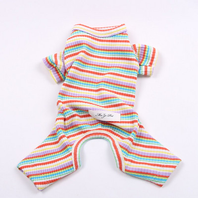 Uus kootud lemmikloomade koerte kostüüm pidžaama, pehme spordidressi kassi kutsikapükste T-särk