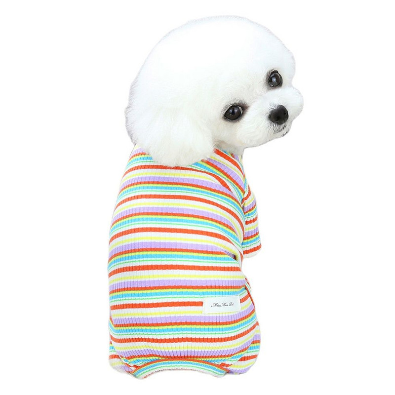 Uus kootud lemmikloomade koerte kostüüm pidžaama, pehme spordidressi kassi kutsikapükste T-särk