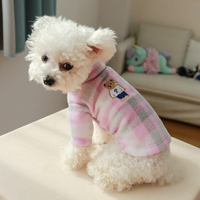 PETCIRCLE šunų drabužiai Šalikas Meška apatiniai marškinėliai mažiems ir vidutiniams šunims šuniukų katės rudens ir žiemos naminių gyvūnėlių drabužiai šunų kostiumo paltai