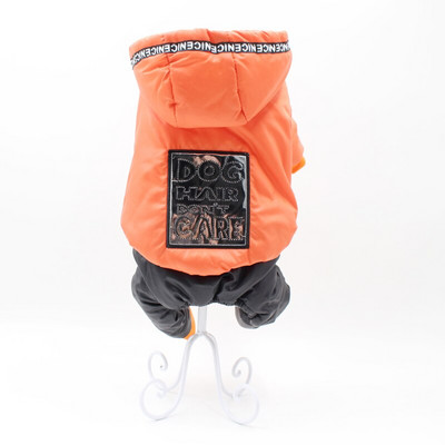 Jednodielne oblečenie pre psov, zimné overaly pre psov, teplý overal pre malé psy, lyžiarsky oblek Shih Tzu, yorkshirský hrubý flísový oblek s kapucňou pre psov