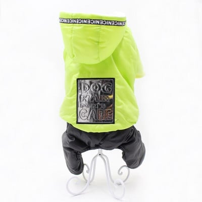 Jednodielne oblečenie pre psov, zimné overaly pre psov, teplý overal pre malé psy, lyžiarsky oblek Shih Tzu, yorkshirský hrubý flísový oblek s kapucňou pre psov