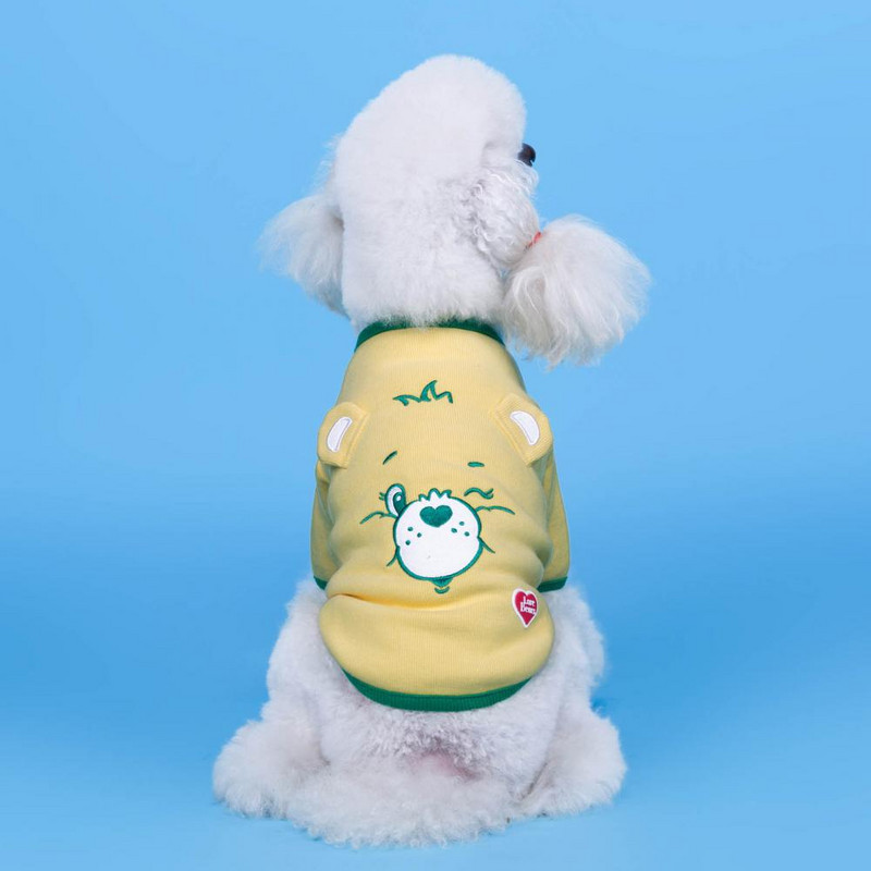 Kahe jalaga armsad trükitud lemmikloomad koerad kassid särk riided puuvillased lemmikloomariided pehme tekstuur kassipojale