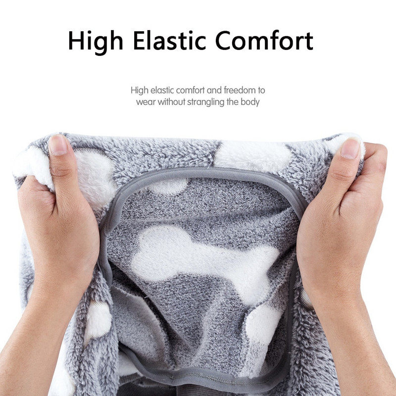 Pijamale pentru câini cu patru picioare, cățeluș, lână, iarnă, salopetă caldă pentru câini, haine drăguțe pentru animale de companie, pentru câini de dimensiuni medii, haine labrador