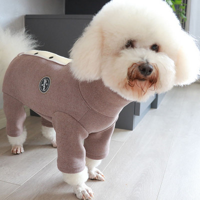 Overal pre domácich miláčikov pre malých psov, teplé zimné oblečenie, mäkké zahusťovacie fleecové oblečenie, chráni brucho, pyžamo pre šteniatka, kabát pre čivavu