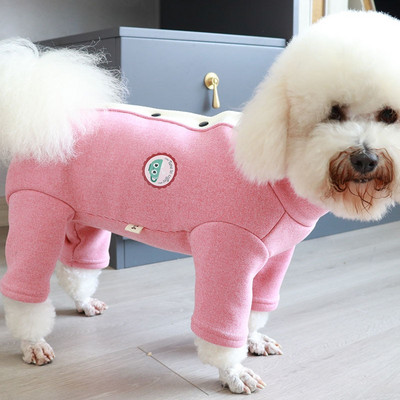 Overal pre domácich miláčikov pre malých psov, teplé zimné oblečenie, mäkké zahusťovacie fleecové oblečenie, chráni brucho, pyžamo pre šteniatka, kabát pre čivavu