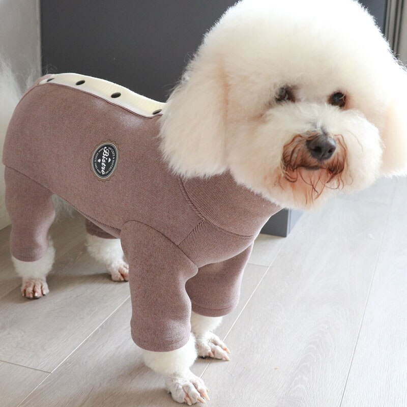 Overal pre domácich miláčikov pre malých psov, teplé zimné oblečenie, mäkké zahusťovacie fleecové oblečenie, chráni brucho, pyžamo pre šteniatka, kabát pre čivavu