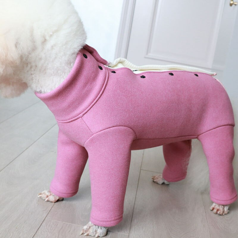Overal pre domácich miláčikov pre malých psov, teplé zimné oblečenie, mäkké zahusťovacie fleecové oblečenie, chráni brucho, pyžamo pre šteniatka, kabát pre čivavu