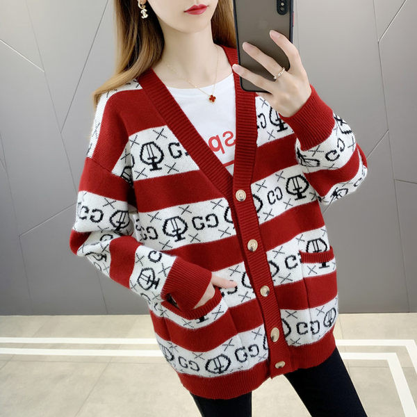 Módny dámsky tehotenský kardigan