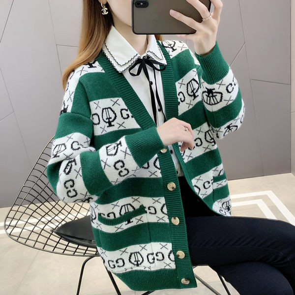 Módny dámsky tehotenský kardigan