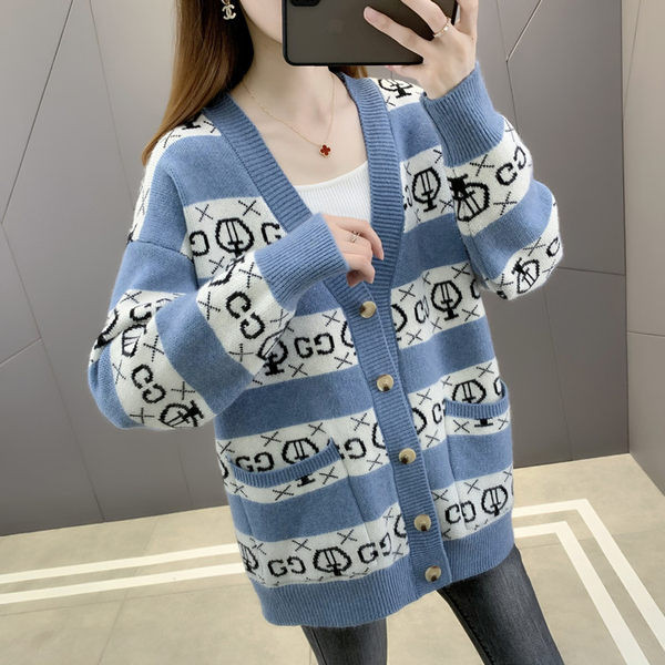 Módny dámsky tehotenský kardigan