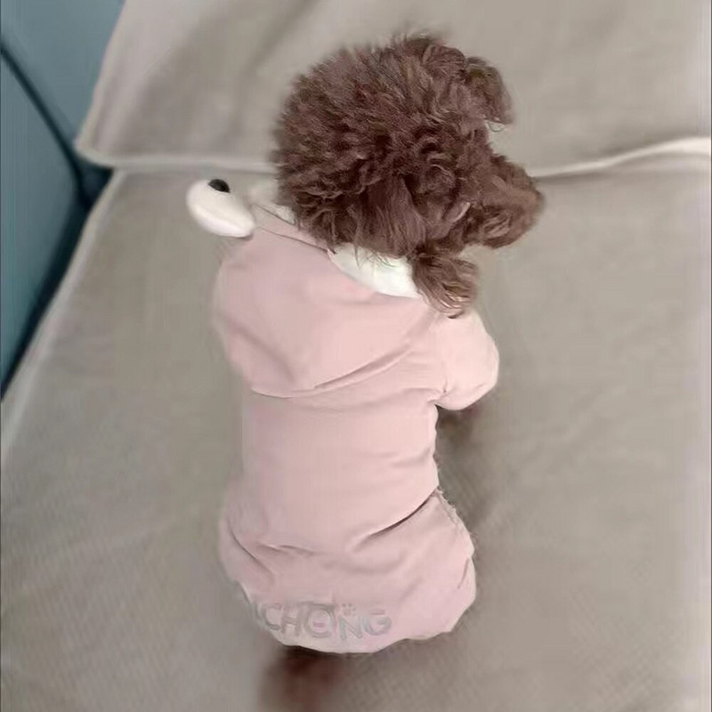 Talvine soe kutsikate koerte kombinesoon väikestele koertele Lemmikloomade riided Shih Tzu Yorkie Pommeri puudli maskotid Ülikond Pijama Perro