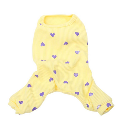 Koerakassi JumpSuit Pidžaama Jumpsuit Hearts Design Pet Kutsika T-särk Kevad/suveriided