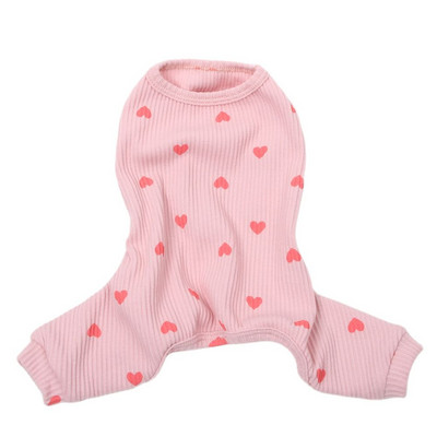 Koerakassi JumpSuit Pidžaama Jumpsuit Hearts Design Pet Kutsika T-särk Kevad/suveriided