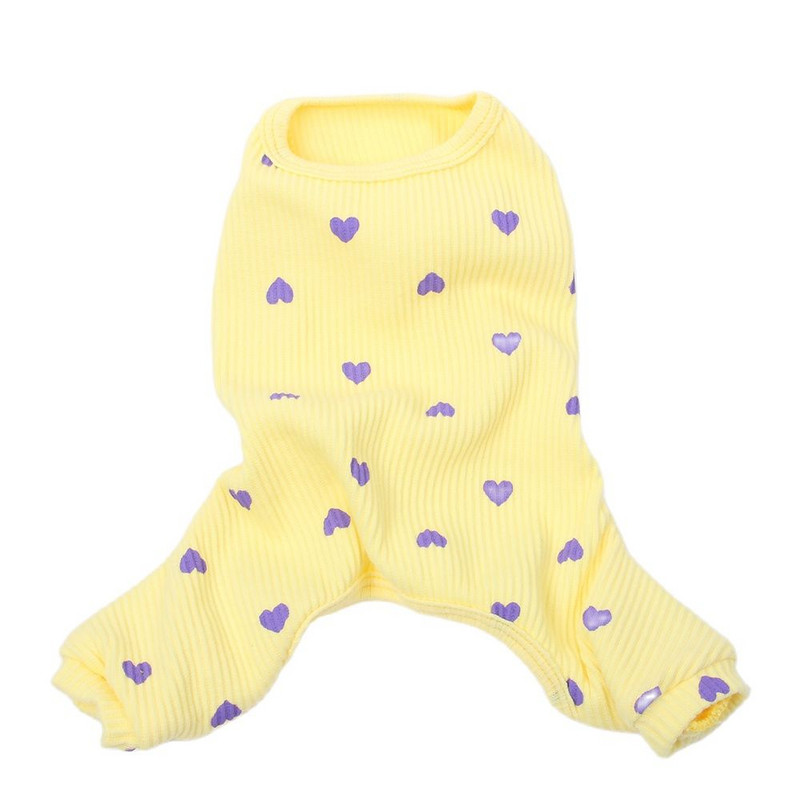 Koerakassi JumpSuit Pidžaama Jumpsuit Hearts Design Pet Kutsika T-särk Kevad/suveriided
