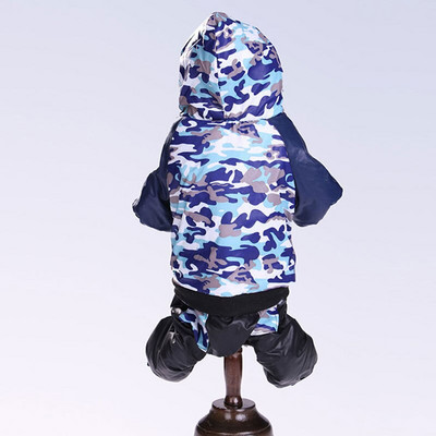 Pet Dog Camuflaj Salopetă Hanoră pentru câini Salopetă pentru câini Haine calde Fleece Toamnă Iarnă Pentru Animale de companie mici, mijlocii, DOGGYZSTYLE