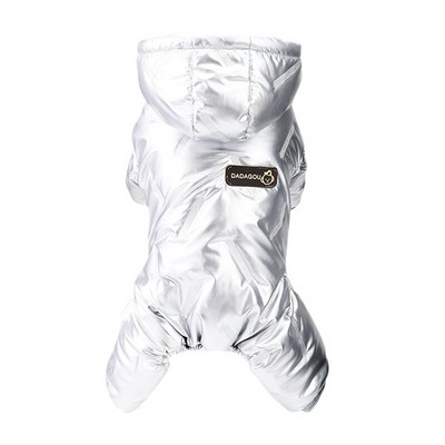 Žiemos šiltas naminių šunų kombinezonas Stori vandeniui atsparūs šunų drabužiai mažiems šunims Čihuahua pliušinė striukė Paltas kostiumai Yorkie komplektai