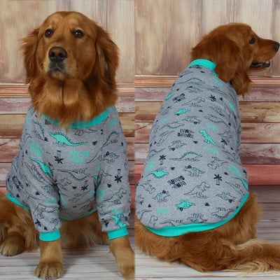 Dideli šunų rūbai pavasario ir vasaros grynos medvilnės šunų rūbai dviem kojoms Labradoro haskių dideli ir vidutinio dydžio šunų drabužiai šunų paltai