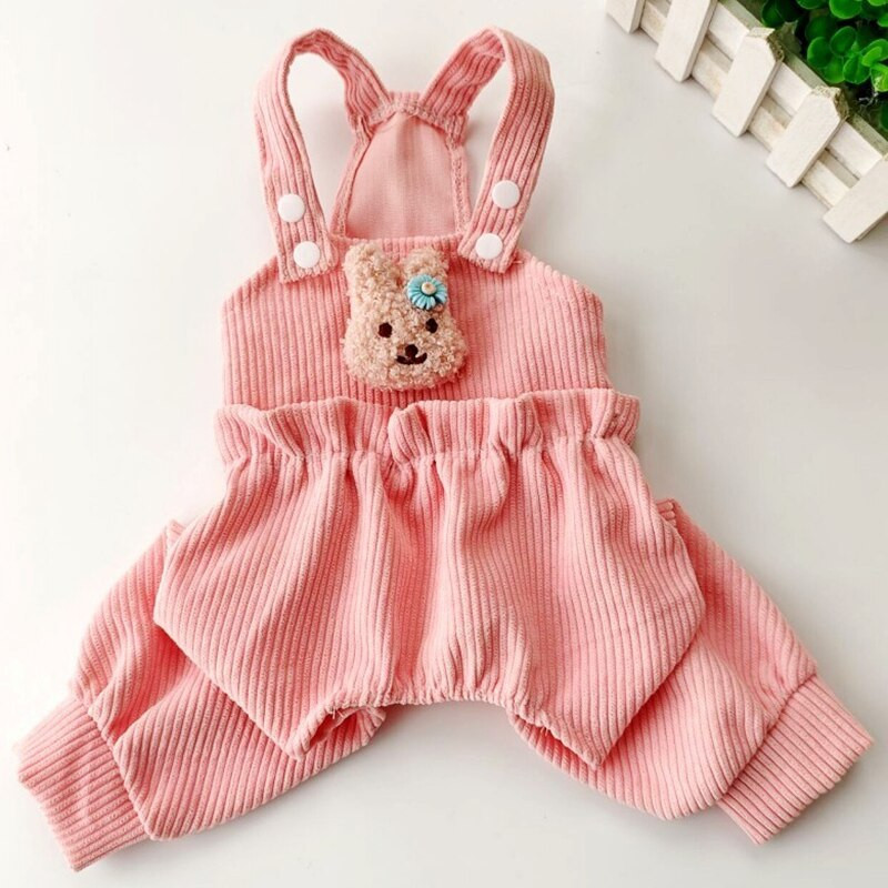Šunų drabužiai Žibintai Kelnės Kombinezonai Mažiems Šuniukams Pet Pavasariniai Mieli Kostiumai Šunims Kombinezonas Paltas Striukė Bichon Kawaii Drabužiai