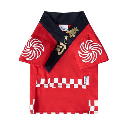 Japoniškas personalizuotas kimono šuniui kimono šuniui Helovino rūbai katėms kimono šuniui žieminiai drabužiai suši kimono Nelipnus plaukų audinys