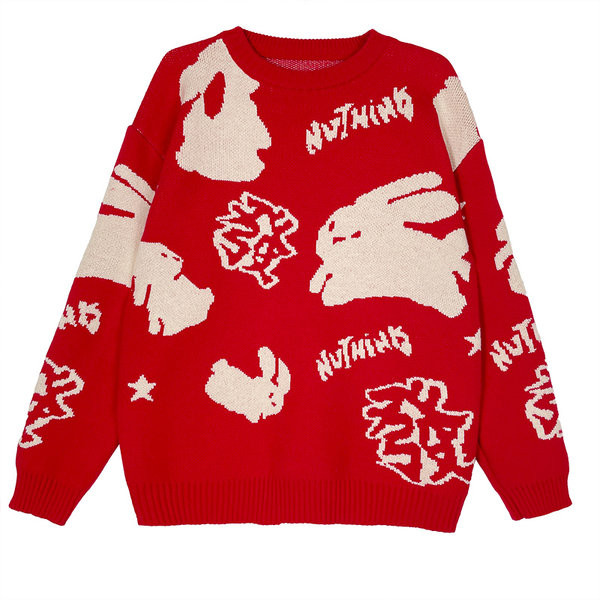 Módny dámsky široký tehotenský sveter