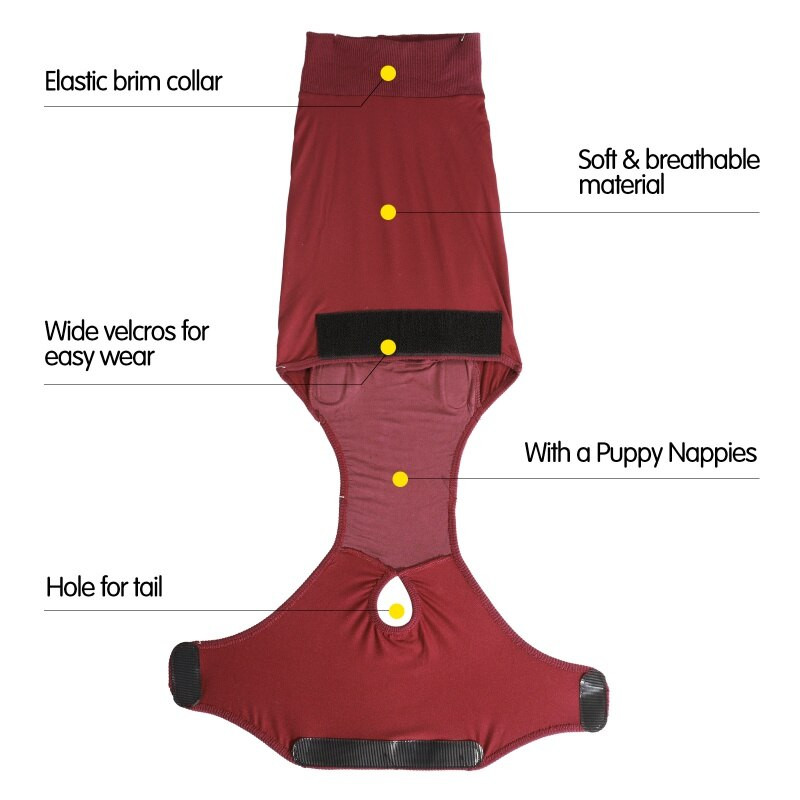 Taastamisülikond koertele Kassidele pärast operatsiooni Professionaalne lemmikloomade taastamise särk koerale kõhuhaavade sidemed, mis takistavad lakkumist XXS-3XL