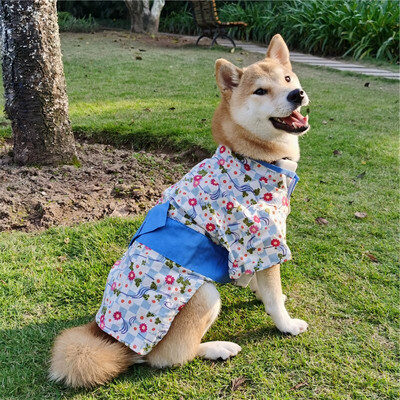 Oblečenie pre psov, japonské kimono pre kostýmy pre psov, sady pre psov, corgi, shiba inu, pudel, vianočné, veľkonočné pre psov, sviatočné kostýmy pre psov, cosplay