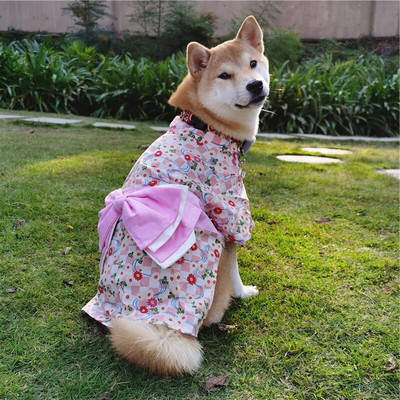 Oblečenie pre psov, japonské kimono pre kostýmy pre psov, sady pre psov, corgi, shiba inu, pudel, vianočné, veľkonočné pre psov, sviatočné kostýmy pre psov, cosplay