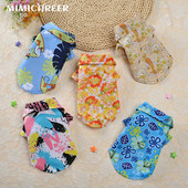 Oblečenie pre domáce zvieratá, letné, chladné, priedušné, tričká pre psov, tenké, módne, roztomilé, s krátkym rukávom, tričká pre domáce zvieratá