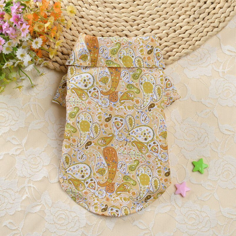 Oblečenie pre domáce zvieratá, letné, chladné, priedušné, tričká pre psov, tenké, módne, roztomilé, s krátkym rukávom, tričká pre domáce zvieratá