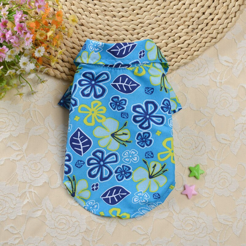 Oblečenie pre domáce zvieratá, letné, chladné, priedušné, tričká pre psov, tenké, módne, roztomilé, s krátkym rukávom, tričká pre domáce zvieratá