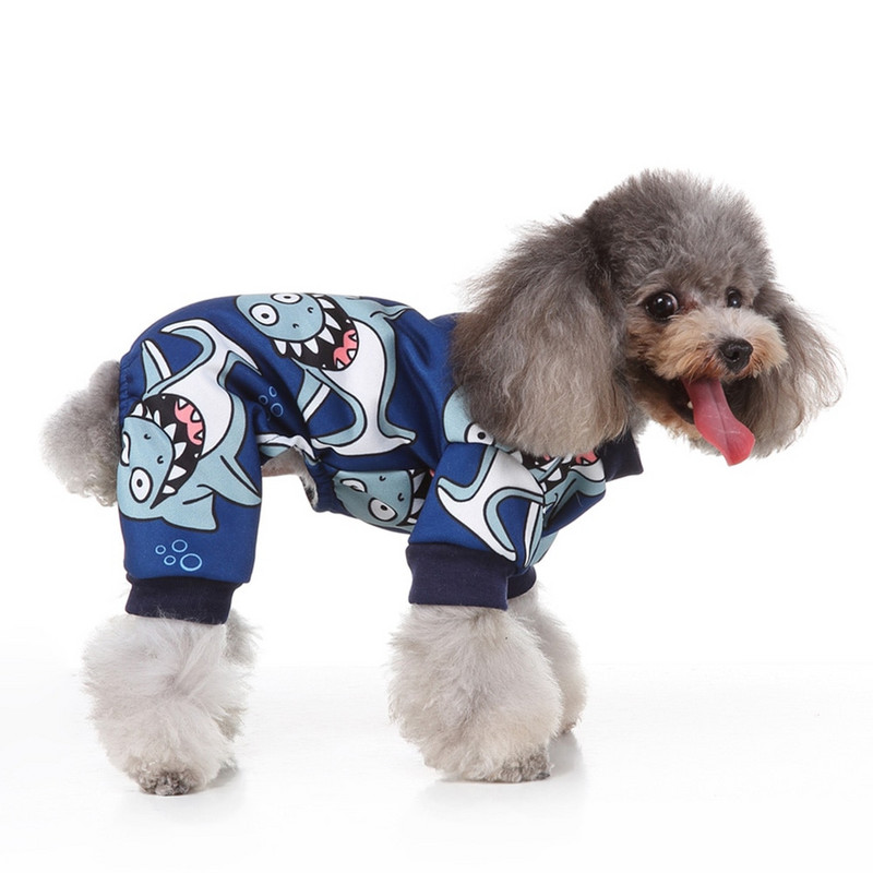 Haine pentru animale de companie de Crăciun pentru salopetă pentru câini Îngroșați pijamale calde pentru câini Îmbrăcăminte de Halloween Costum de pisică Haine pentru câini Îmbrăcăminte de iarnă pentru pisici