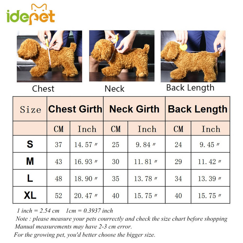 Haine pentru animale de companie de Crăciun pentru salopetă pentru câini Îngroșați pijamale calde pentru câini Îmbrăcăminte de Halloween Costum de pisică Haine pentru câini Îmbrăcăminte de iarnă pentru pisici