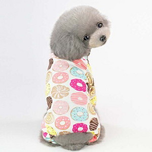 Πιτζάμες από καθαρό βαμβάκι για μικρά σκυλιά Πιτζάμες με στάμπα για σκύλους Μαλακά ενδύματα ύπνου Ρούχα για Chihuahua Poodle Yorkie Shih Tzu