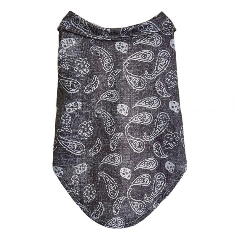 Tričko pre šteniatka, čierne, s gombíkmi, zapínaním na gombíky, nedráždivé, pre psov, v etnickom štýle, v retro štýle, s potlačou, ležérne, na dovolenku