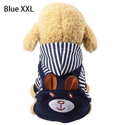 Ρούχα για γάτες Casual ρούχα Teddy Μοντέλα φθινοπώρου και χειμώνα Μικρό καπέλο σκύλου Χαριτωμένο αρκουδάκι για κατοικίδιο κουτάβι Καπέλο ρούχα Ρούχα για σκύλους